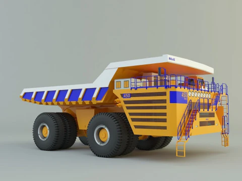 Belaz 75710 Dump Truck model 3D Model