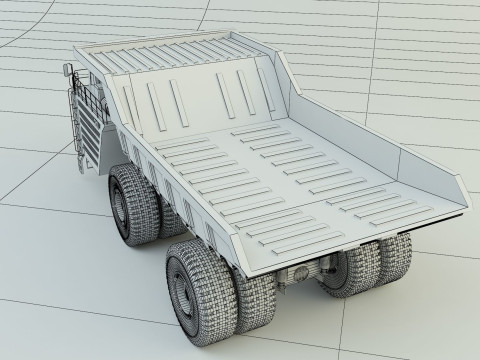 Belaz 75710 Dump Truck model 3D Модель