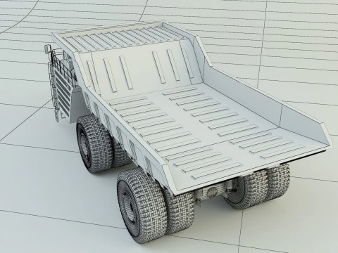 Belaz 75710 Dump Truck model 3D Model