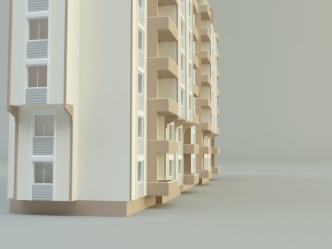 Big building Model 3D