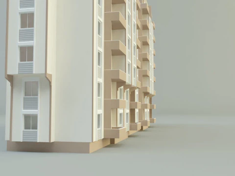 Big building 3D Model