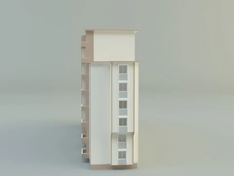 Big building 3D Model