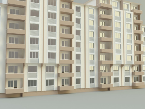 Big building Model 3D