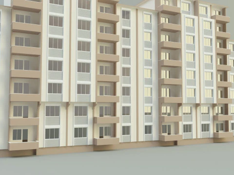 Big building 3D Model