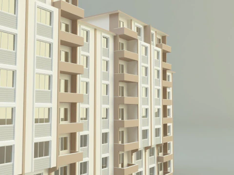 Big building 3D Model