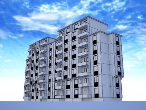 Big building Model 3D