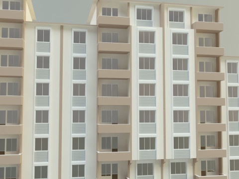 Big building Model 3D