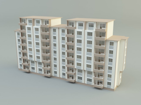 Big building Model 3D