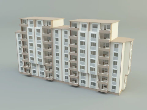 Big building 3D Model