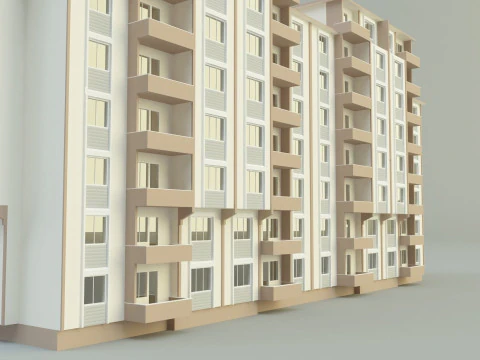 Big building 3D Model