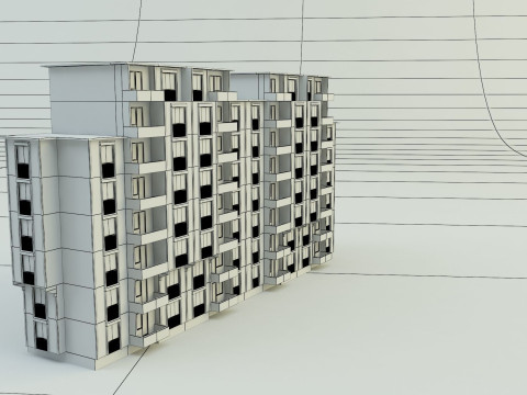 Big building Model 3D