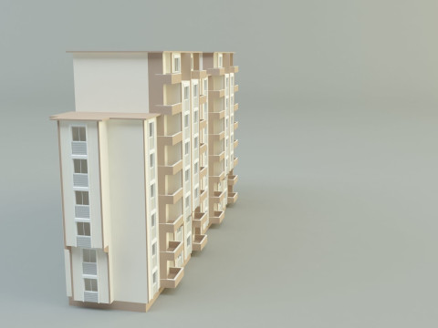 Big building Model 3D