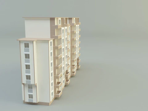 Big building 3D Model