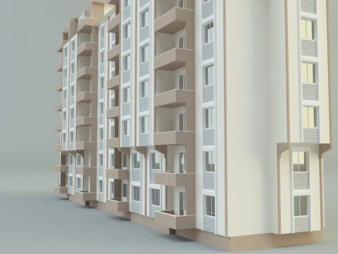 Big building 3D Model
