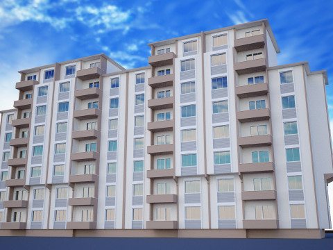 Big building Model 3D