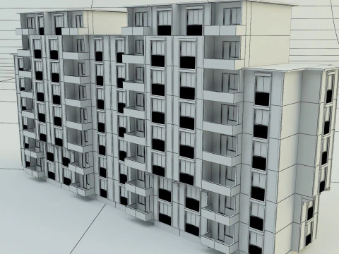 Big building 3D Model