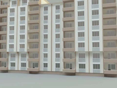 Big building 3D Model