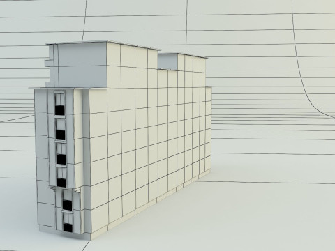Big building Model 3D