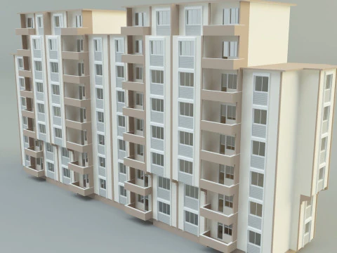 Big building 3D Model