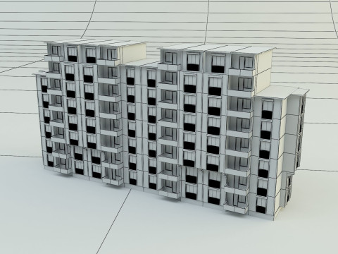 Big building Model 3D