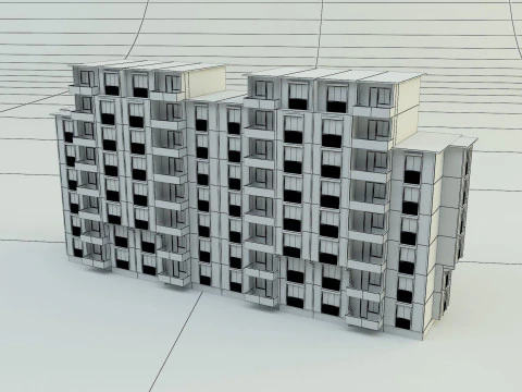 Big building 3D Model