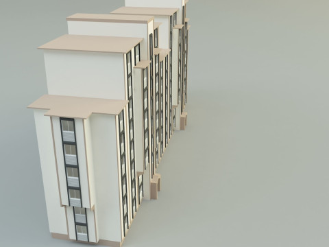 Big building 3d mode Modèle 3D