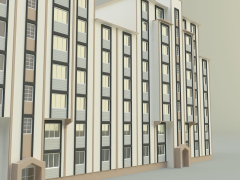 Big building 3d mode Modèle 3D