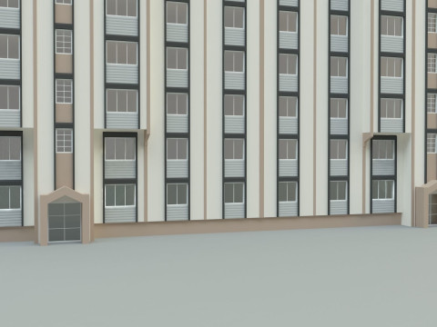 Big building 3d mode Modèle 3D