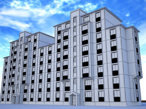 Big building 3d mode Modèle 3D