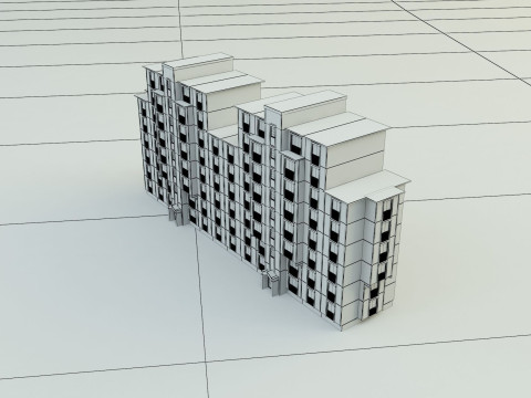 Big building 3d mode Modèle 3D