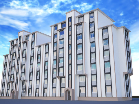 Big building 3d mode Modèle 3D