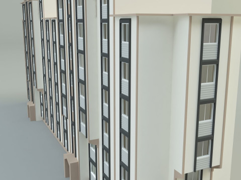 Big building 3d mode Modèle 3D