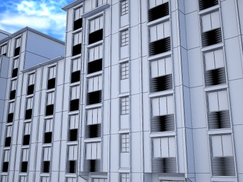 Big building 3d mode Modèle 3D