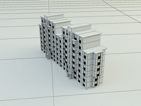 Big building 3d mode Modèle 3D