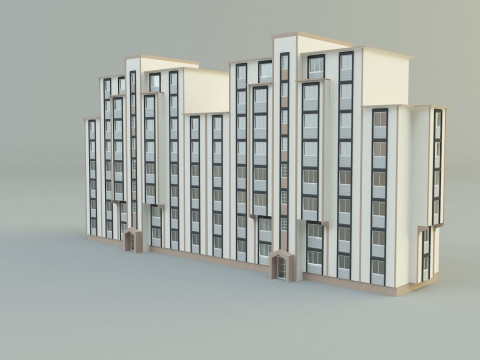 Big building 3d mode Modèle 3D