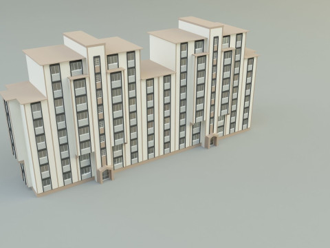 Big building 3d mode Modèle 3D