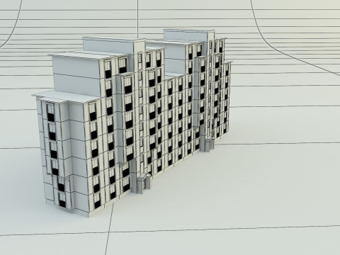 Big building 3d mode Modèle 3D