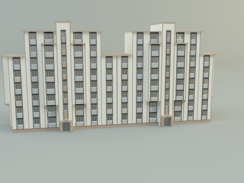 Big building 3d mode Modèle 3D