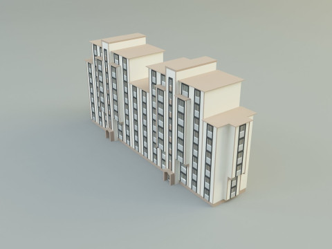 Big building 3d mode Modèle 3D