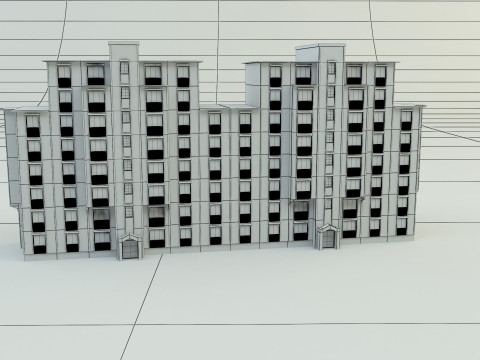 Big building 3d mode Modèle 3D