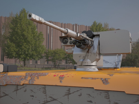 Bluebird school bus 3D Модель