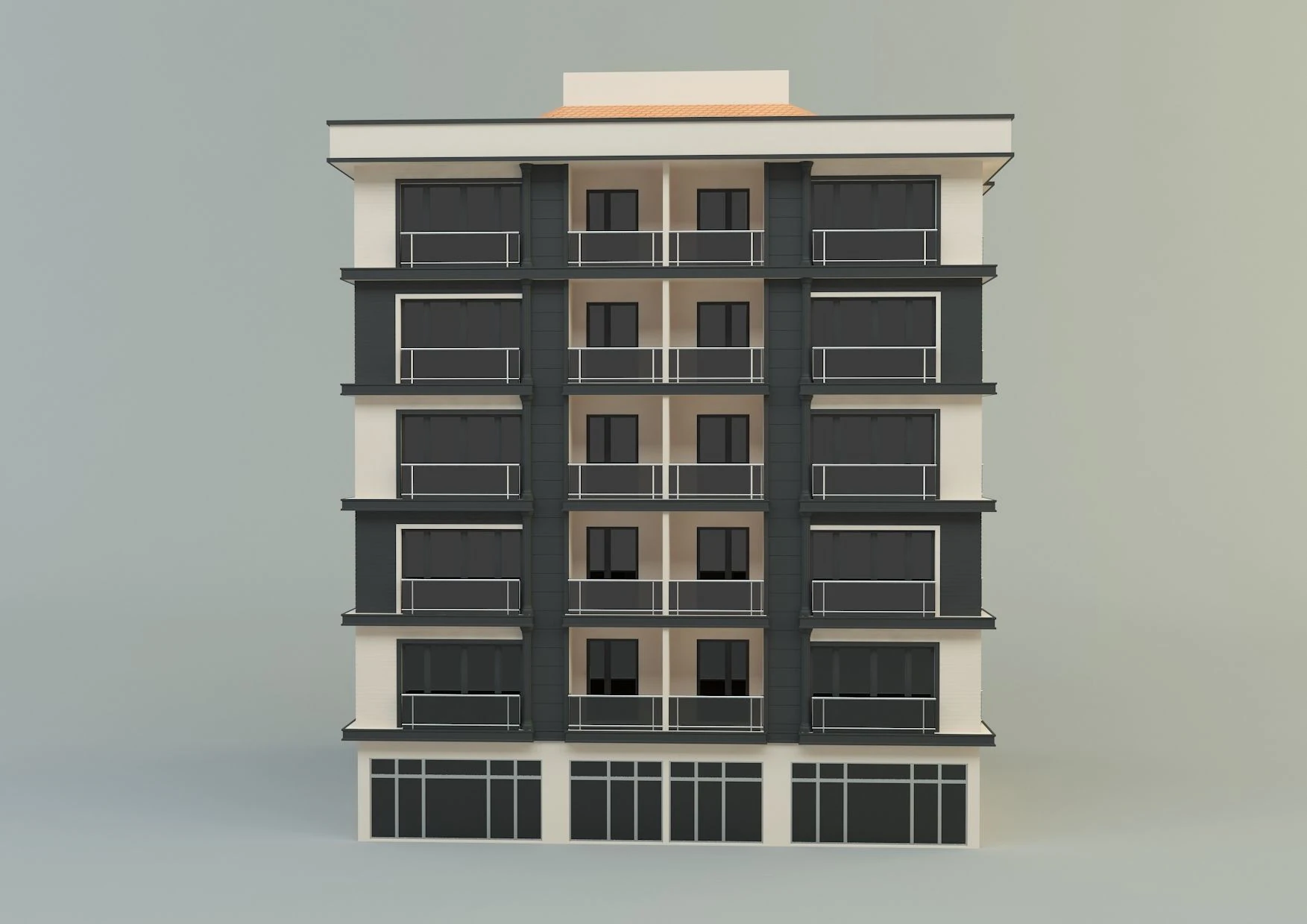 Building 10 3D Model .c4d .max .obj .3ds .fbx .stl .blend 