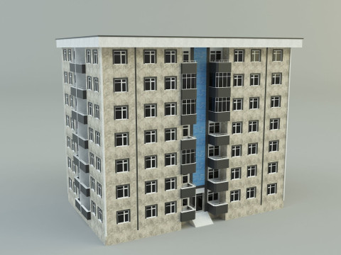 Building 11 3d house 3D Model