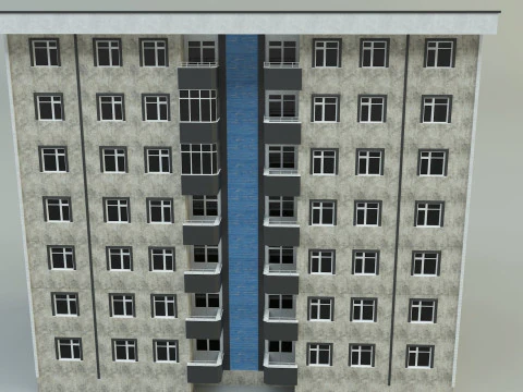 Building 11 3d house 3D Model