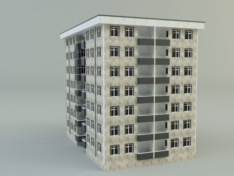 Building 11 3d house 3D Модель
