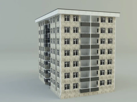 Building 11 3d house 3D Model