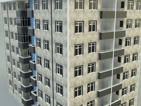 Building 11 3d house 3D Модель