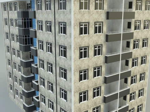 Building 11 3d house 3D Model