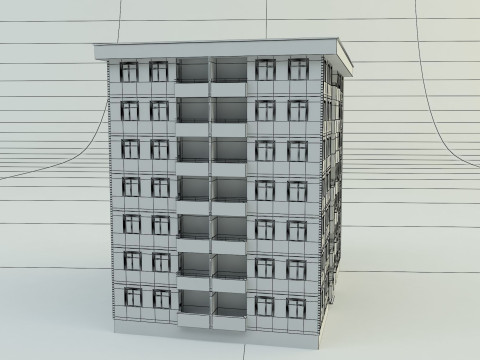 Building 11 3d house 3D Модель