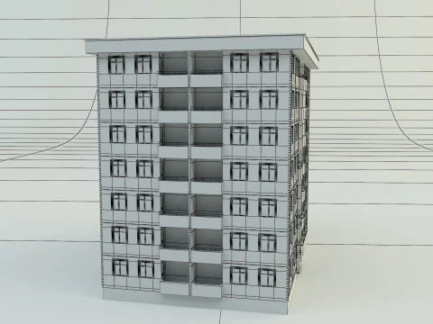 Building 11 3d house 3D Model
